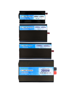 Inverter 12/24V 230V / 600W a 2000W per Camper, Auto e Barca