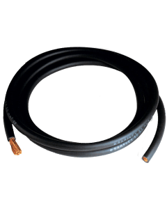 Metro di cavo elettrico con guaina in PVC da 4 mmq Nero