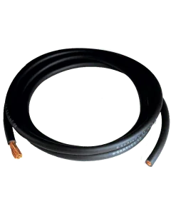 Metro di cavo elettrico con guaina in PVC da 4 mmq Nero