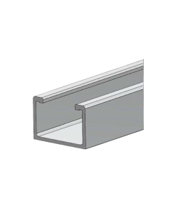 Profilo Longherone a "C" H24 in Alluminio TLPS4759.315 x Tetto a Falda Grecato