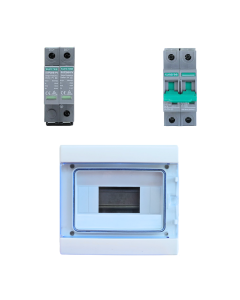 Quadro di campo fotovoltaico stringhe interruttore 20A scaricatore sovratensione 800V