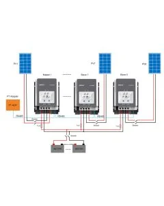 Regolatore Solare EPEVER Tracer-AN MPPT 50A-100A con Display LCD