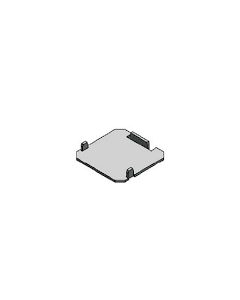 Tappo Copriforo 40X40 in Alluminio Grezzo TL047.4040