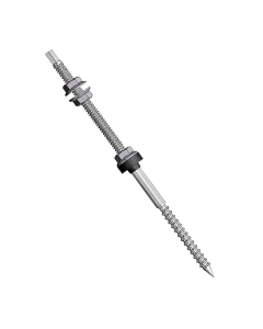 Vite Autofilettante per pannelli solari in Acciaio INOX Doppio Filetto Legno