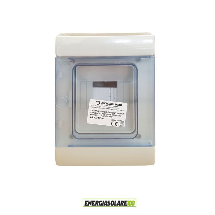 Cassetta Centralino di Distribuzione da Parete a Stagna Ip65 4 Moduli