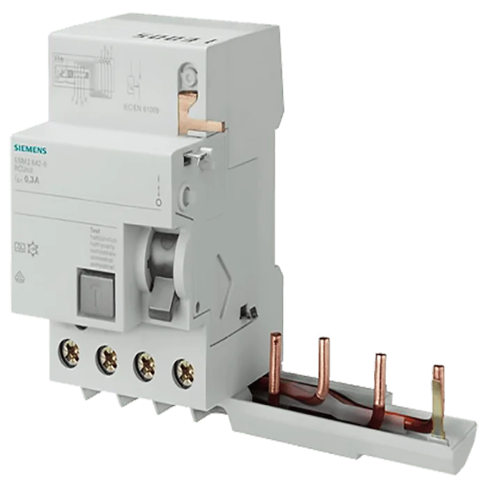 Modulo Differenziale 4 Poli 40A 300mA Tipo AC per Magnetotermici 5SL