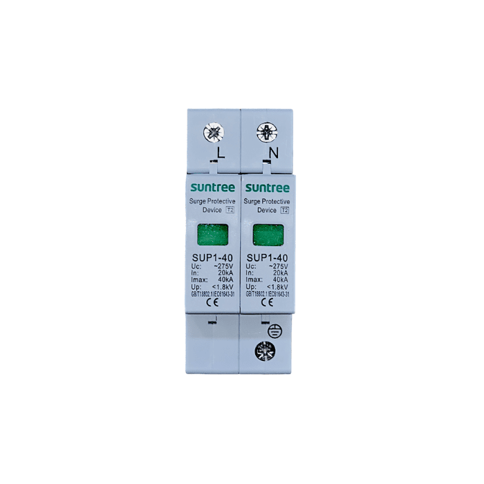 Scaricatore di Sovratensione per corrente alternata SUNTREE 2P 275V Tipo 2