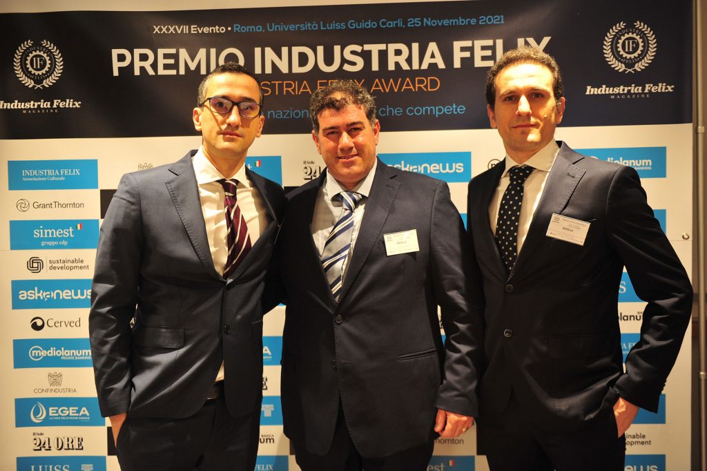 Premio Industria Felix. La Diciolla SRL viene premiata dell'ambito Titolo.